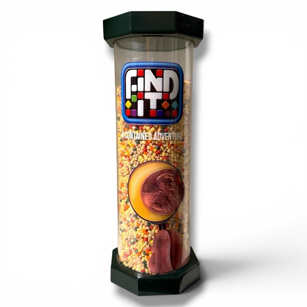 Find It a Contained Adventure Seek Game in a Tube “Original” dated 2014